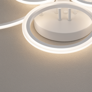 Πολυέλαιος LED με τηλεχειριστήριο BETTY 82W, 6 κύκλοι, κρύο/θερμό/ουδέτερο φως, ρυθμιζόμενο, λευκός πολυέλαιος LED με τηλεχειριστήριο Προεπιλεγμένος τίτλος Alessandro Design