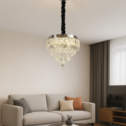MEILI CRYSTAL CASCADA 300 – Crystal LED Chandelier, 52W, Ø300 mm, with Remote Control Crystal Chandeliers Προεπιλεγμένος τίτλος Alessandro Design