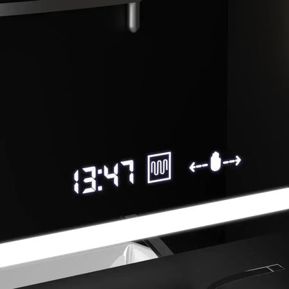 Ορθογώνιος καθρέφτης LED, 90x60cm, Souverain MotionGlow Marcello, Σύστημα αποθαμβώματος, Ρολόι & Θερμόμετρο, Καλλυντικός Μεγεθυντικός φακός, Dimable Marcello Mirrors Προεπιλεγμένος τίτλος Alessandro Design