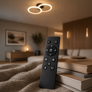 Πολυέλαιος LED με τηλεχειριστήριο BETTY 27W, 2 κύκλοι, κρύο/θερμό/ουδέτερο φως, ρυθμιζόμενο, μαύροι πολυέλαιοι LED με τηλεχειριστήριο Προεπιλεγμένος τίτλος Alessandro Design