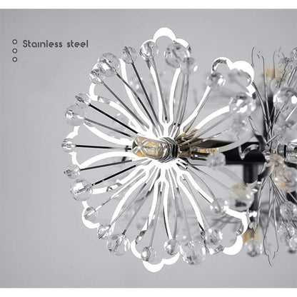 Crystal Chandelier PETERHOF Petito, 13xG4, Diameter 52 cm, Black Modern Chandeliers Προεπιλεγμένος τίτλος Alessandro Design
