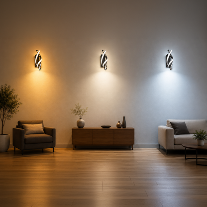 Reid 13W LED φωτιστικό τοίχου, Κρύο/Ζεστό/Ουδέτερο φως, Μαύρα φώτα τοίχου εσωτερικού χώρου Προεπιλεγμένος τίτλος Alessandro Design