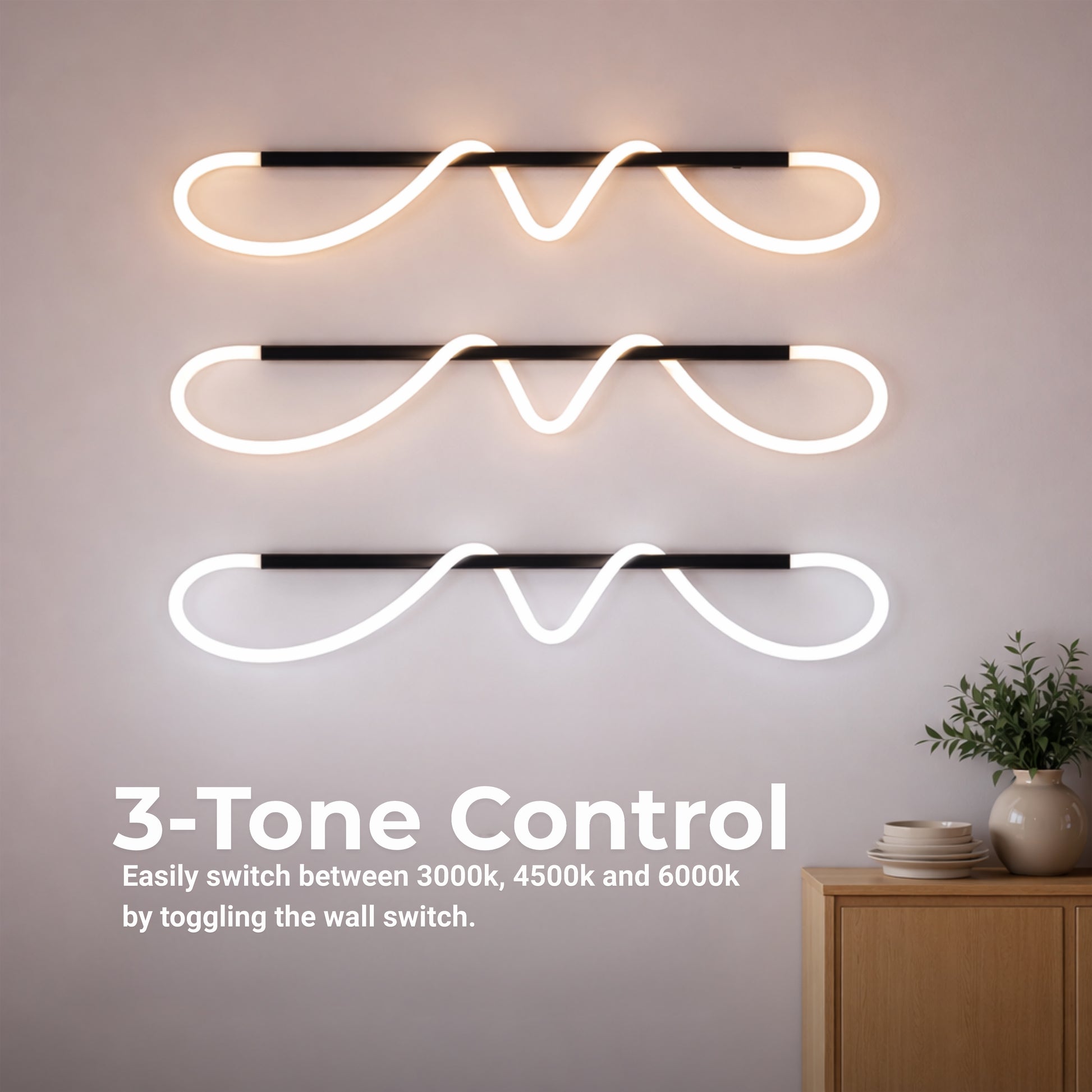 Πολυέλαιος DIVINO LED με εύκαμπτο σωλήνα σιλικόνης - 24W, ρυθμιζόμενο φως, μαύρο ματ μοντέρνοι πολυέλαιοι Προεπιλεγμένος τίτλος Alessandro Design
