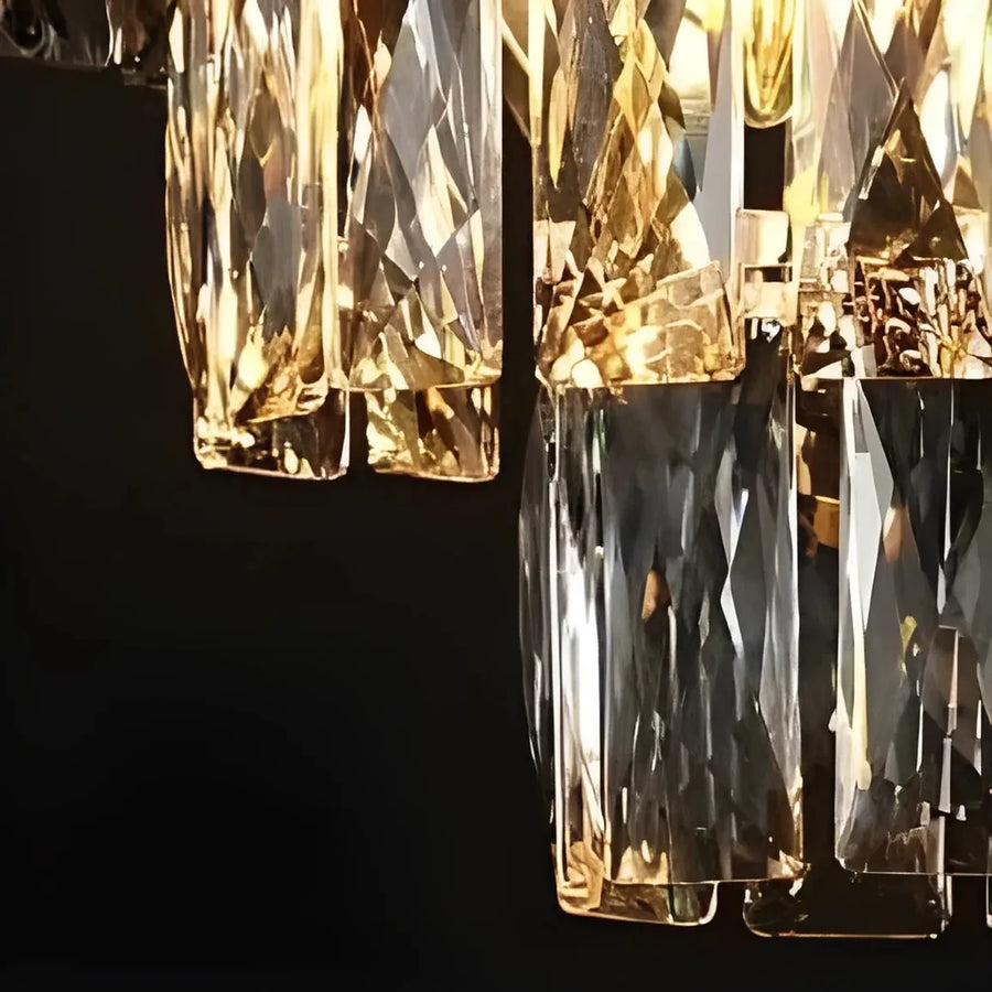 Crystal Chandelier WINDSOR Altiora, Διάμετρος 60cm, Ύψος 180cm, 26xE14, Γυαλιστερό χρυσό, Ρυθμιζόμενο ύψος, Κομψή σχεδίαση Crystal Chandeliers Προεπιλεγμένος τίτλος Alessandro Design