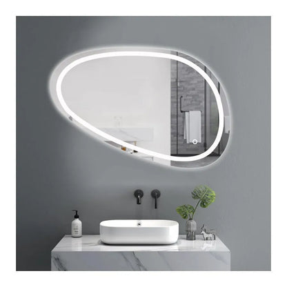 Καθρέφτης LED, 80x45cm, Disegno Touch Marcello, Demister System, Dimabila Mirrors Korman E Προεπιλεγμένος τίτλος Alessandro Design