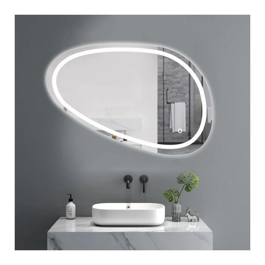 Καθρέφτης LED, 80x45cm, Disegno Touch Marcello, Demister System, Dimabila Mirrors Korman E Προεπιλεγμένος τίτλος Alessandro Design