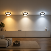 MODERN LED Chandelier 25W, Διάμετρος 20cm, Στρογγυλό, Κρύο/Ζεστό/Ουδέτερο φως, Μαύροι πολυέλαιοι LED Προεπιλεγμένος τίτλος Alessandro Design
