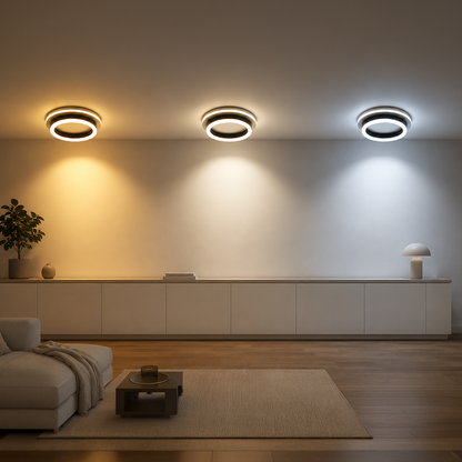 MODERN LED Chandelier 25W, Διάμετρος 20cm, Στρογγυλό, Κρύο/Ζεστό/Ουδέτερο φως, Μαύροι πολυέλαιοι LED Προεπιλεγμένος τίτλος Alessandro Design