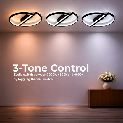 Πολυέλαιος LED με τηλεχειριστήριο VECTOR ARCUS 52W, 2 Στοιχεία, Κρύο/Ζεστό/Ουδέτερο φως, Ρυθμιζόμενο, Μαύροι πολυέλαιοι LED με τηλεχειριστήριο Προεπιλεγμένος τίτλος Alessandro Design