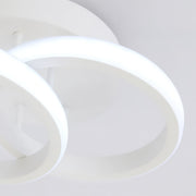 Πολυέλαιος LED VERTEX CIRCULA 21W, 2 κύκλοι, Μεταλλικά πλαίσια, Κρύο/Ζεστό/Ουδέτερο φως, Λευκοί πολυέλαιοι LED Προεπιλεγμένος τίτλος Alessandro Design