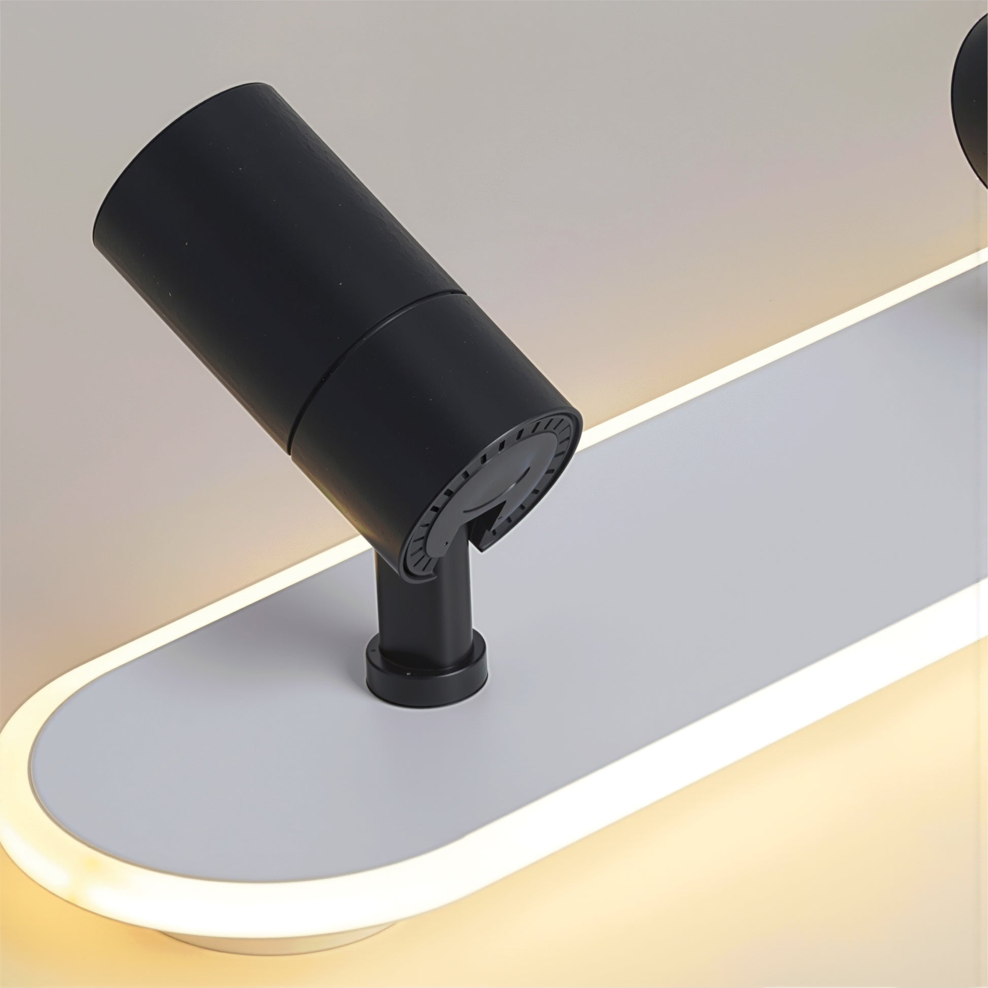 Πολυέλαιος LED με ρυθμιζόμενο προβολέα FISSO Camilla 49W, φως 3000/4000/6000k, Μαύροι πολυέλαιοι LED Προεπιλεγμένος τίτλος Alessandro Design