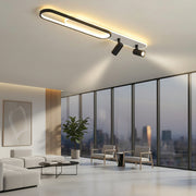 Πολυέλαιος LED με ρυθμιζόμενο προβολέα FISSO Camilla 70W, Κρύο/Ζεστό/Ουδέτερο φως, Μαύροι πολυέλαιοι LED Προεπιλεγμένος τίτλος Alessandro Design