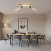 Πολυέλαιος LED με ρυθμιζόμενο προβολέα FISSO Camilla 70W, Κρύο/Ζεστό/Ουδέτερο φως, Μαύροι πολυέλαιοι LED Προεπιλεγμένος τίτλος Alessandro Design