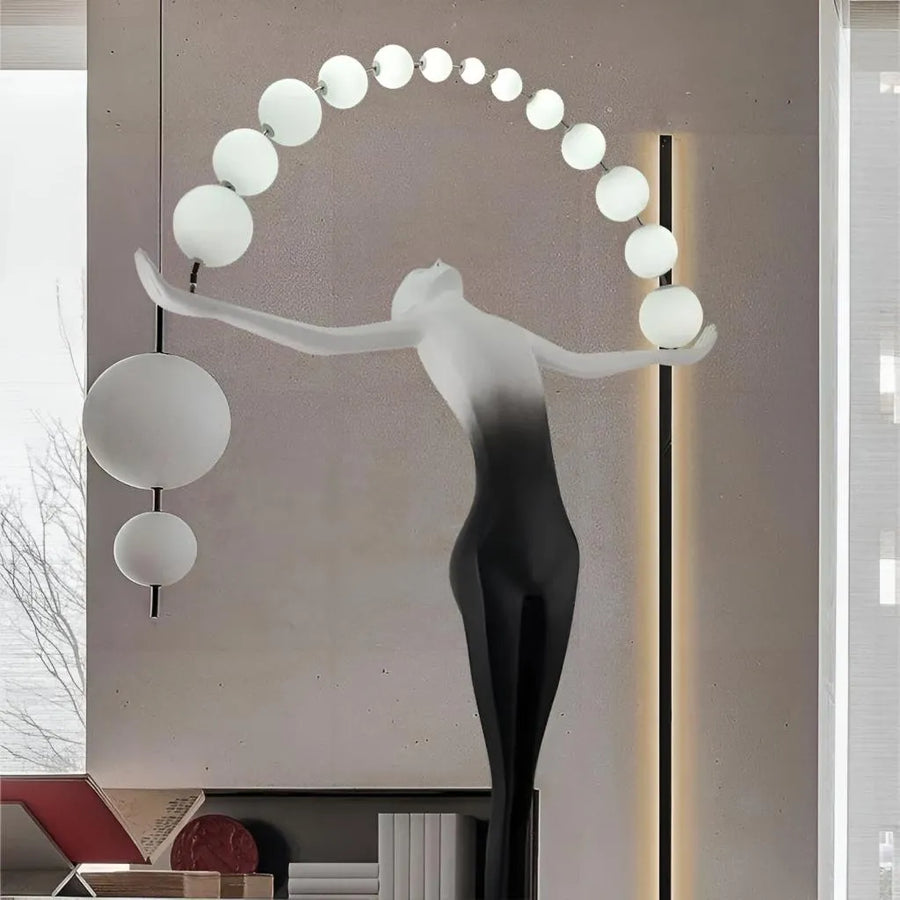 Amato Φωτιστικό δαπέδου LED 24W 4000K Black Metal Veioze & Φωτιστικό δαπέδου Προεπιλεγμένος τίτλος Alessandro Design