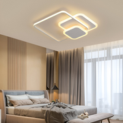 Πολυέλαιος LED με τηλεχειριστήριο ANEMONA 75W, 3 τετράγωνα, κρύο/θερμ/ουδέτερο φως, ρυθμιζόμενο, λευκός πολυέλαιος LED με τηλεχειριστήριο Προεπιλεγμένος τίτλος Alessandro Design