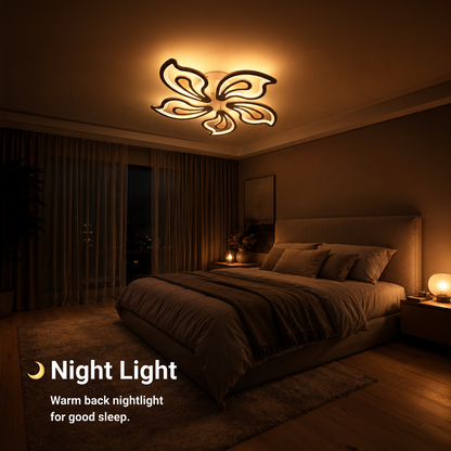 Πολυέλαιος LED με τηλεχειριστήριο LILY 86W, 5 Στοιχεία, Κρύο/Ζεστό/Ουδέτερο φως, Ρυθμιζόμενο, Λευκός πολυέλαιος LED με τηλεχειριστήριο Προεπιλεγμένος τίτλος Alessandro Design
