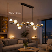 Πολυέλαιος Aurion 29W Ακρυλικός LED Κρεμαστός με Τηλεχειριστήριο, Ρυθμιζόμενο, Μαύρο Χρυσό, Μεταλλικό και Ακρυλικό LED Πολυέλαιοι με Τηλεχειριστήριο Προεπιλεγμένος τίτλος Alessandro Design