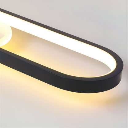 Πολυέλαιος LED με ρυθμιζόμενο προβολέα FISSO Camilla 49W, φως 3000/4000/6000k, Μαύροι πολυέλαιοι LED Προεπιλεγμένος τίτλος Alessandro Design
