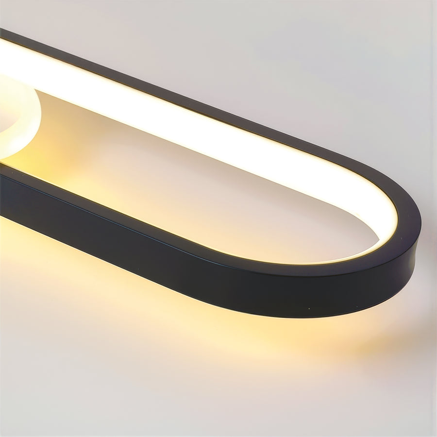 Πολυέλαιος LED με ρυθμιζόμενο προβολέα FISSO Camilla 49W, φως 3000/4000/6000k, Μαύροι πολυέλαιοι LED Προεπιλεγμένος τίτλος Alessandro Design