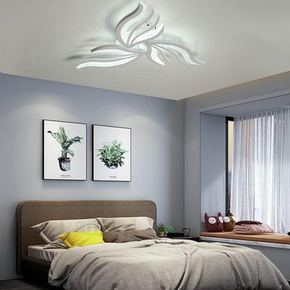 Πολυέλαιος LED με τηλεχειριστήριο SAKURA 37W, 3 πέταλα, κρύο/ζεστό/ουδέτερο φως, ρυθμιζόμενο, λευκός πολυέλαιος LED με τηλεχειριστήριο Προεπιλεγμένος τίτλος Alessandro Design