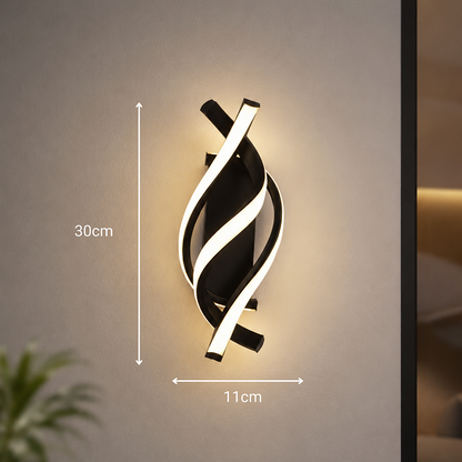 Reid 13W LED φωτιστικό τοίχου, Κρύο/Ζεστό/Ουδέτερο φως, Μαύρα φώτα τοίχου εσωτερικού χώρου Προεπιλεγμένος τίτλος Alessandro Design