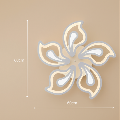 Πολυέλαιος LED με τηλεχειριστήριο GLORIOSA 95W, 5 πέταλα, κρύο/θερμ/ουδέτερο φως, ρυθμιζόμενο, λευκός πολυέλαιος LED με τηλεχειριστήριο Προεπιλεγμένος τίτλος Alessandro Design