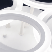 Πολυέλαιος LED με τηλεχειριστήριο BETTY 43W, 4 κύκλοι, κρύο/θερμό/ουδέτερο φως, ρυθμιζόμενο, λευκός πολυέλαιος LED με τηλεχειριστήριο Προεπιλεγμένος τίτλος Alessandro Design