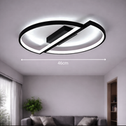 Πολυέλαιος LED με τηλεχειριστήριο VECTOR ARCUS 52W, 2 Στοιχεία, Κρύο/Ζεστό/Ουδέτερο φως, Ρυθμιζόμενο, Μαύροι πολυέλαιοι LED με τηλεχειριστήριο Προεπιλεγμένος τίτλος Alessandro Design