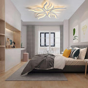 Πολυέλαιος LED με τηλεχειριστήριο SAKURA 62W, 5 πέταλα, κρύο/ζεστό/ουδέτερο φως, ρυθμιζόμενο, λευκός πολυέλαιος LED με τηλεχειριστήριο Προεπιλεγμένος τίτλος Alessandro Design