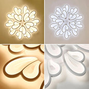 Πολυέλαιος LED με τηλεχειριστήριο BLOSSOM 146W, 12 πέταλα, Κρύο/Ζεστό/Ουδέτερο φως 3000k/4000k/6000k, Ρυθμιζόμενο, Λευκός πολυέλαιος LED με τηλεχειριστήριο Προεπιλεγμένος τίτλος Alessandro Design