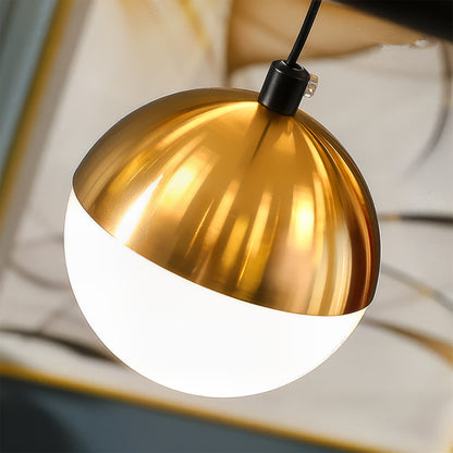 Πολυέλαιος Aurion 29W Ακρυλικός LED Κρεμαστός με Τηλεχειριστήριο, Ρυθμιζόμενο, Μαύρο Χρυσό, Μεταλλικό και Ακρυλικό LED Πολυέλαιοι με Τηλεχειριστήριο Προεπιλεγμένος τίτλος Alessandro Design