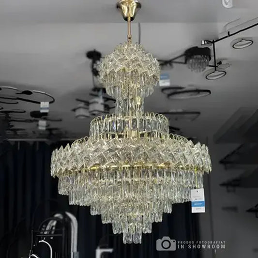 Junnut Candelabra 21xE27, Crystal and Metal, Gold Crystal Candelabra Προεπιλεγμένος τίτλος Alessandro Design