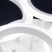 Πολυέλαιος LED με τηλεχειριστήριο BETTY 43W, 4 κύκλοι, κρύο/θερμό/ουδέτερο φως, ρυθμιζόμενο, λευκός πολυέλαιος LED με τηλεχειριστήριο Προεπιλεγμένος τίτλος Alessandro Design