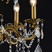 SANSSOUCI Royal Chandelier 12xE14 Μεταλλικό και κρύσταλλο ρυθμιζόμενο ύψος Antique Brass Classic Chandeliers Προεπιλεγμένος τίτλος Alessandro Design