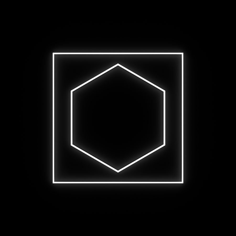 Κυψελοειδή φωτιστικό τοίχου Hexagon LED 1050mm X 1200mm