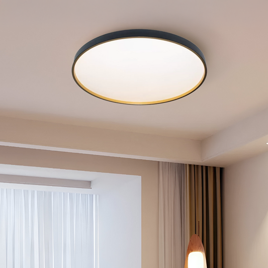 Φωτιστικά οροφής LED Fantas 46W, στρογγυλά, κοιλιακά, λευκά και μαύρα LED οροφής Προεπιλεγμένος τίτλος Alessandro Design