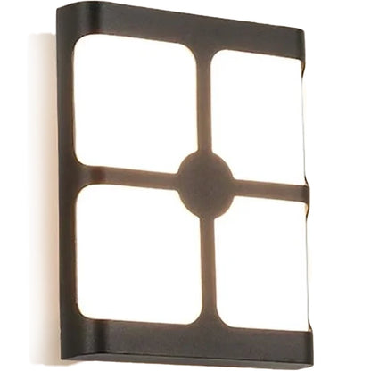 Timeea Outdoor LED Wall Light, 18W, Black, 3000K Outdoor Wall Lights Προεπιλεγμένος τίτλος Alessandro Design