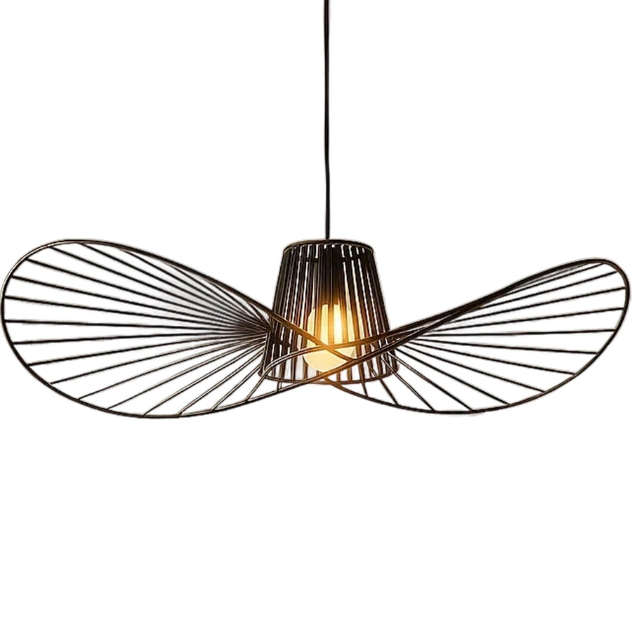ELIAS Κρεμαστός Πολυέλαιος 60cm, 1x E27, Metal, Ρυθμιζόμενο ύψος, Μαύροι Μοντέρνοι Πολυέλαιοι Προεπιλεγμένος Τίτλος Alessandro Design