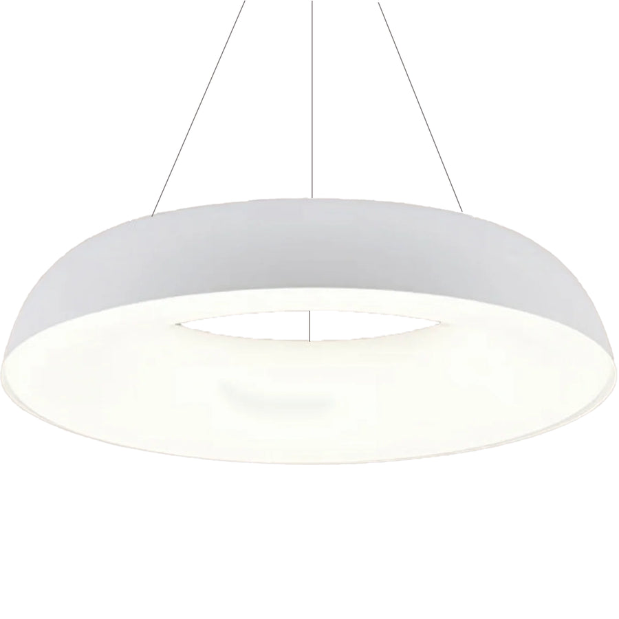 Lustra LED suspendata cu Telecomanda CHIARA, 73W, Lumina Rece/Calda/Neutra, Dimabila, Alb Lustre LED cu Telecomanda Default Title Alessandro Design