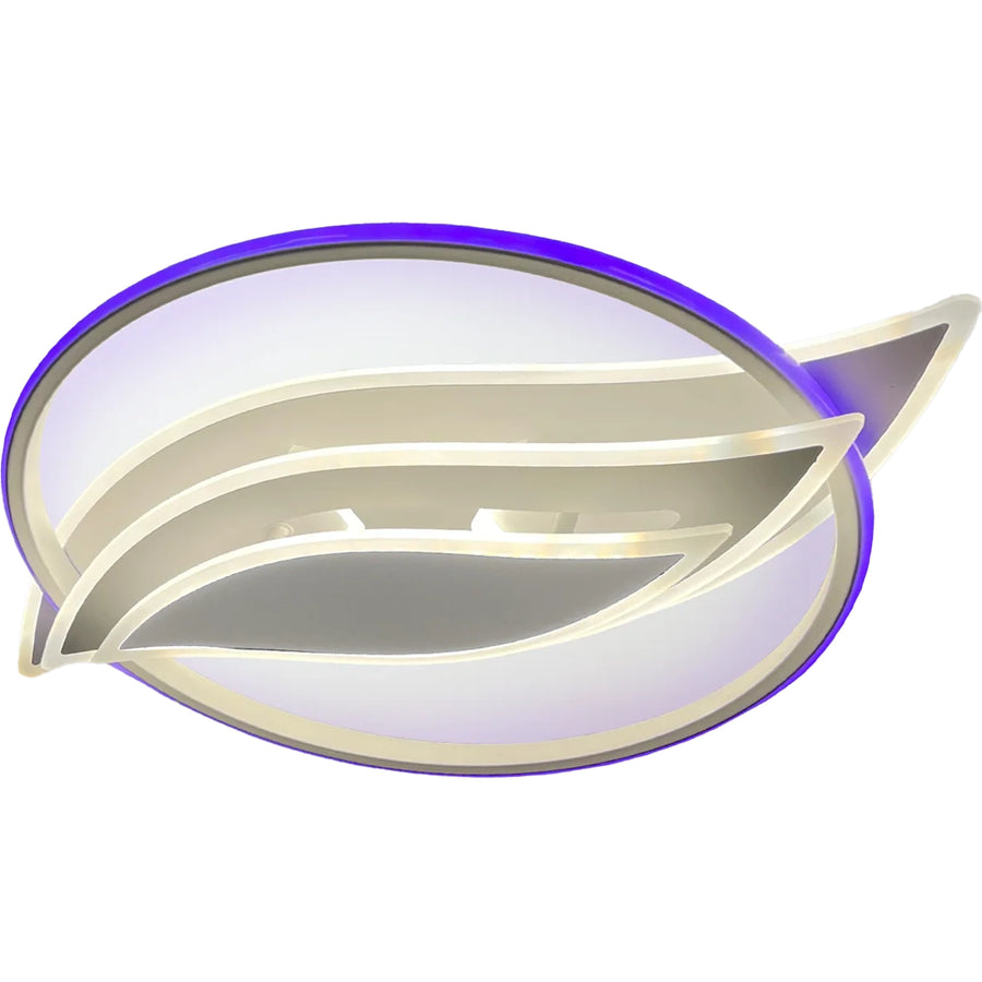 Πολυέλαιος LED με τηλεχειριστήριο JARRIA 52W, Φως Κρύο/Ζεστό/Ουδέτερο/RGB, Ρυθμιζόμενο, Λευκός πολυέλαιος LED με τηλεχειριστήριο Προεπιλεγμένος τίτλος Alessandro Design