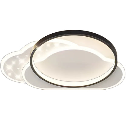Πολυέλαιος LED με τηλεχειριστήριο NUVIA 71W, Cloud, Κρύο/Ζεστό/Ουδέτερο φως, Dimmable, Μαύροι πολυέλαιοι LED με τηλεχειριστήριο Προεπιλεγμένος τίτλος Alessandro Design