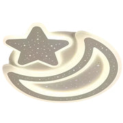 Nova LED Πολυέλαιος με Τηλεχειριστήριο, 89W, Dimmable, Moon and Star Shape, White LED Chandelier with Remote Control Προεπιλεγμένος τίτλος Alessandro Design