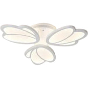 Πολυέλαιος LED με τηλεχειριστήριο TULIP 45W, 3 πέταλα, Κρύο/Ζεστό/Ουδέτερο φως, Ρυθμιζόμενο, Λευκός πολυέλαιος LED με τηλεχειριστήριο Προεπιλεγμένος τίτλος Alessandro Design