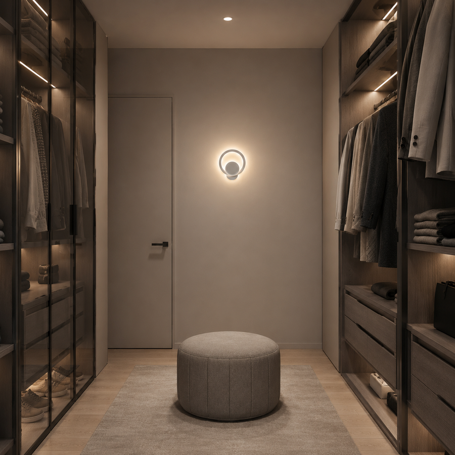 Urbanist λάμπα LED 19W Στρογγυλό Κρύο/Ζεστό/Ουδέτερο ελαφρύ ακρυλικό και λευκό μέταλλο