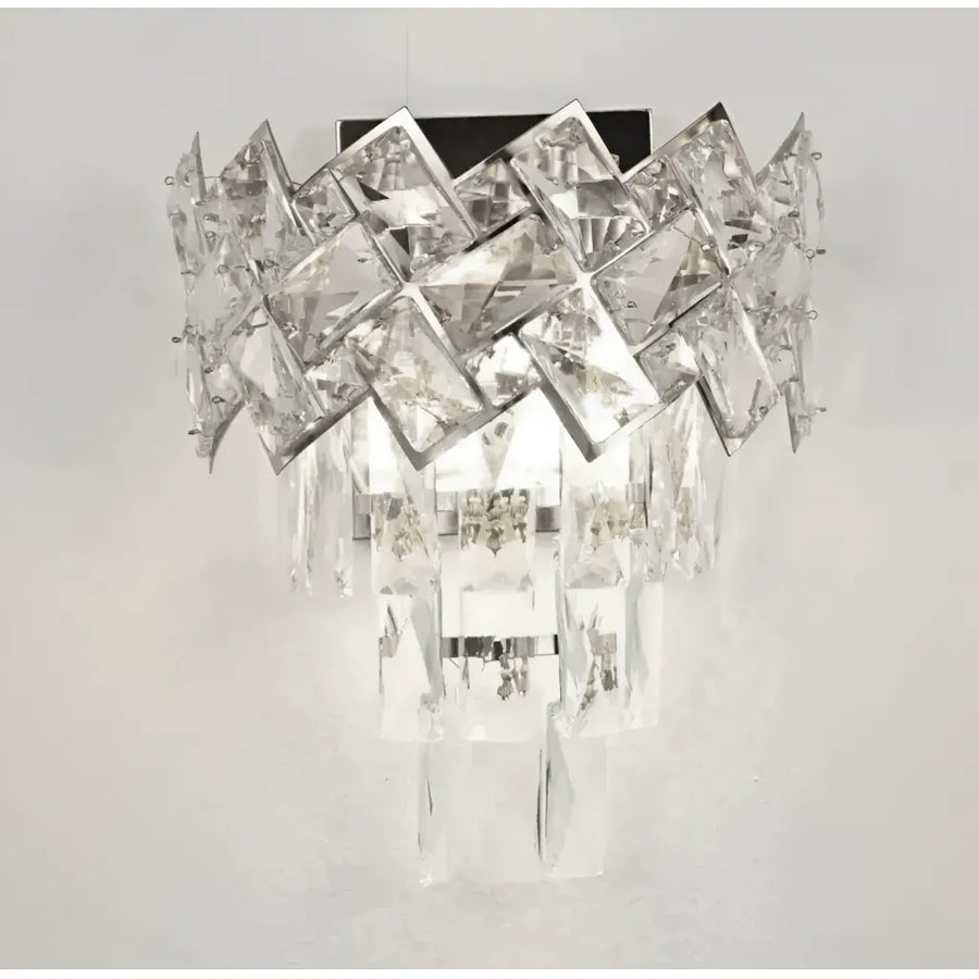 Επιτοίχιο φωτιστικό WINDSOR Cristal, 2x E14, Γυαλιστερό Chrome Φωτιστικά εσωτερικού χώρου Προεπιλεγμένος τίτλος Alessandro Design