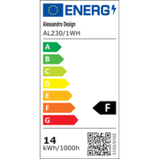 Επιτοίχιο φωτιστικό LED LILY 14W Petal Κρύο/Ζεστό/Ουδέτερο φως Ακρυλικό και Λευκό Μέταλλο Φωτιστικά εσωτερικού χώρου Προεπιλεγμένος τίτλος Alessandro Design