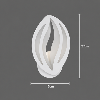 Λάμπα LED ORCHID 15W Πέταλο Κρύο/Ζεστό/Ουδέτερο Ακρυλικό Μεταλλικό Λευκό
