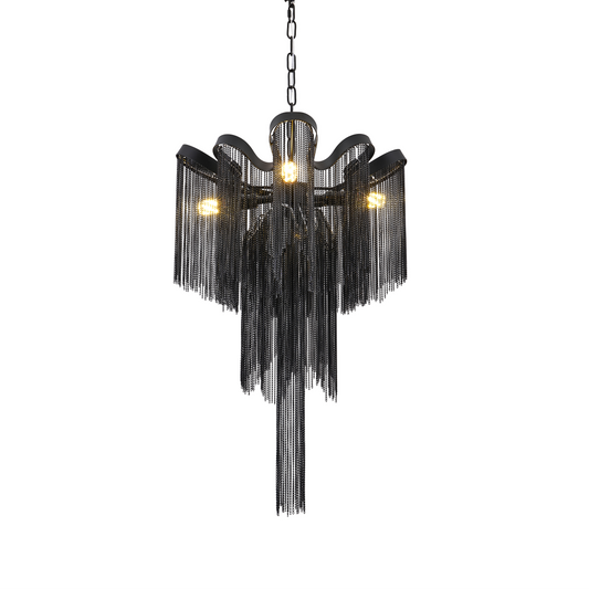 Candelabru Aurora, 4xE14, Diametru 43 cm, Inaltime 68 cm, Negru, Metal Candelabre Moderne Default Title Alessandro Design