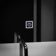 Ορθογώνιος καθρέφτης LED, 60x80 cm, Getame Touch Simple LED καθρέφτης Προεπιλεγμένος τίτλος Alessandro Design