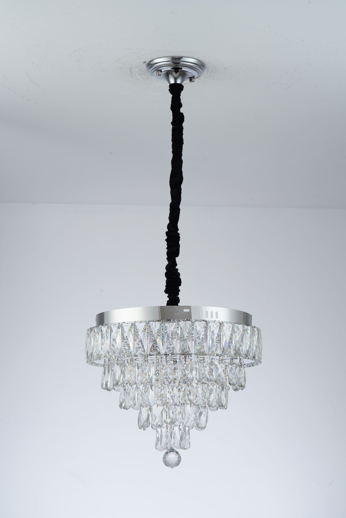 MEILI CRYSTAL CASCADA 500 – Crystal LED Chandelier, 112W, Ø500 mm, with Remote Control Crystal Chandeliers Προεπιλεγμένος τίτλος Alessandro Design